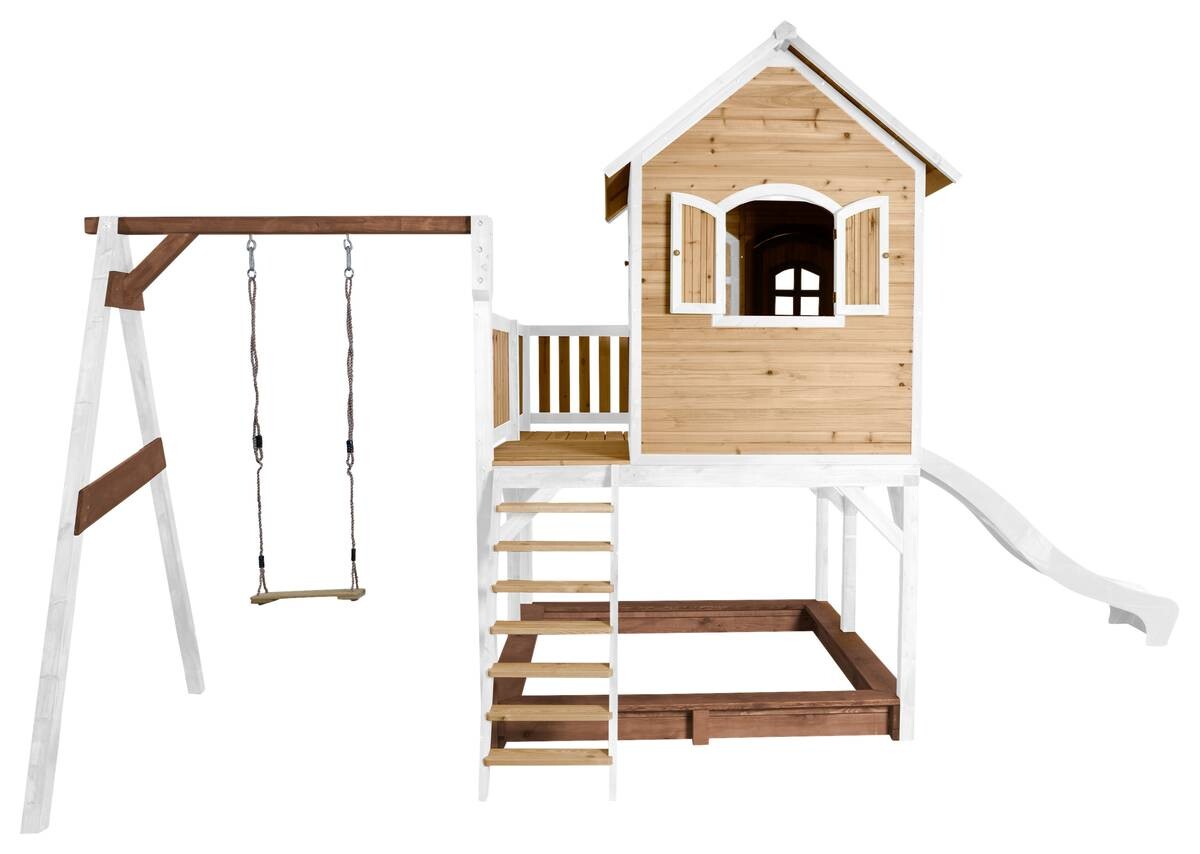 AXI Spielhaus Liam braun B/H/L: ca. 541x291x277 cm
