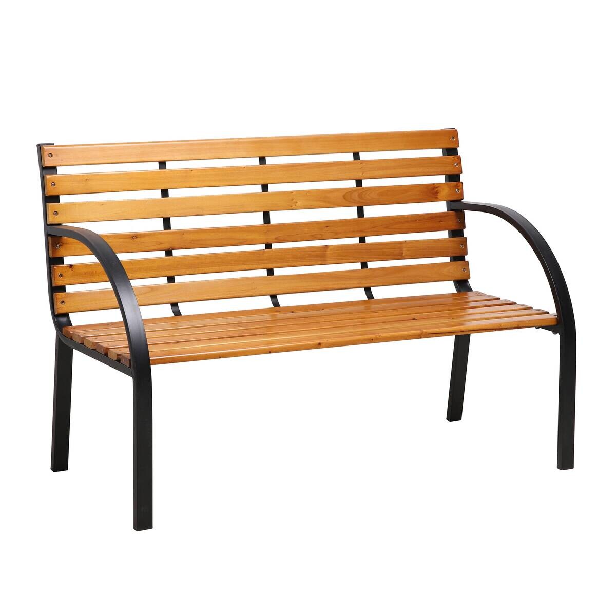 AXI Outdoor Living Gartenbank Otis braun Metall B/H/L: ca. 60x83x122 cm