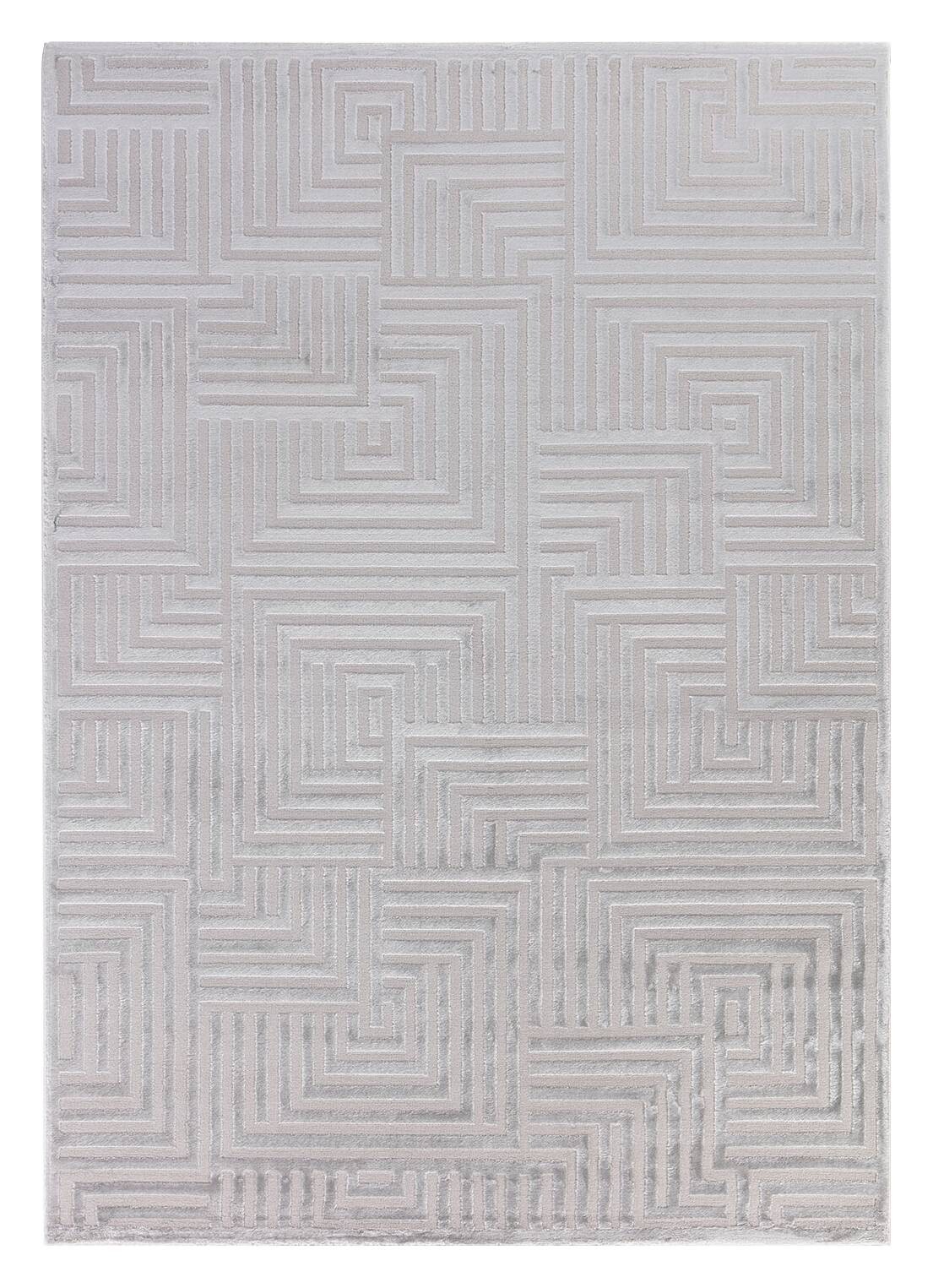Ayyildiz Teppich SAHARA silber B/L: ca. 140x200 cm