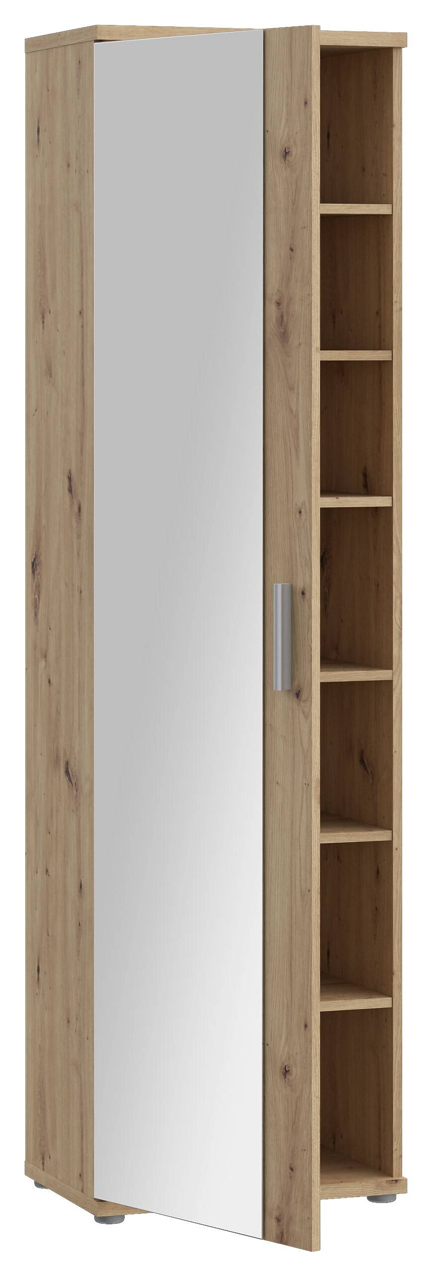 Mehrzweckschrank Eiche Artisan Nachbildung B/H/T: ca. 50x179x35 cm | Eiche | 50,00/179,00/35,00 cm