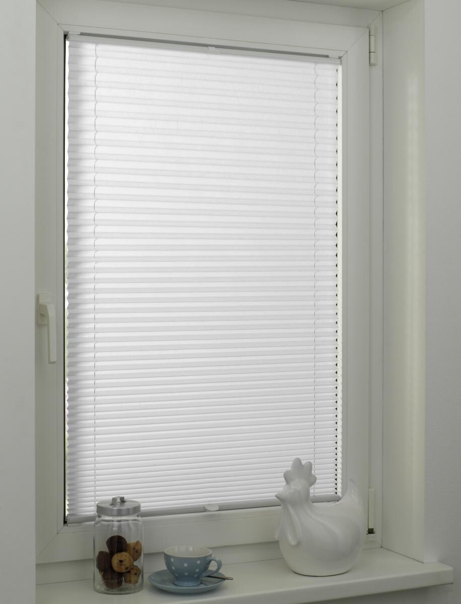 Boviva Spannplissee weiß B/L: ca. 95x130 cm