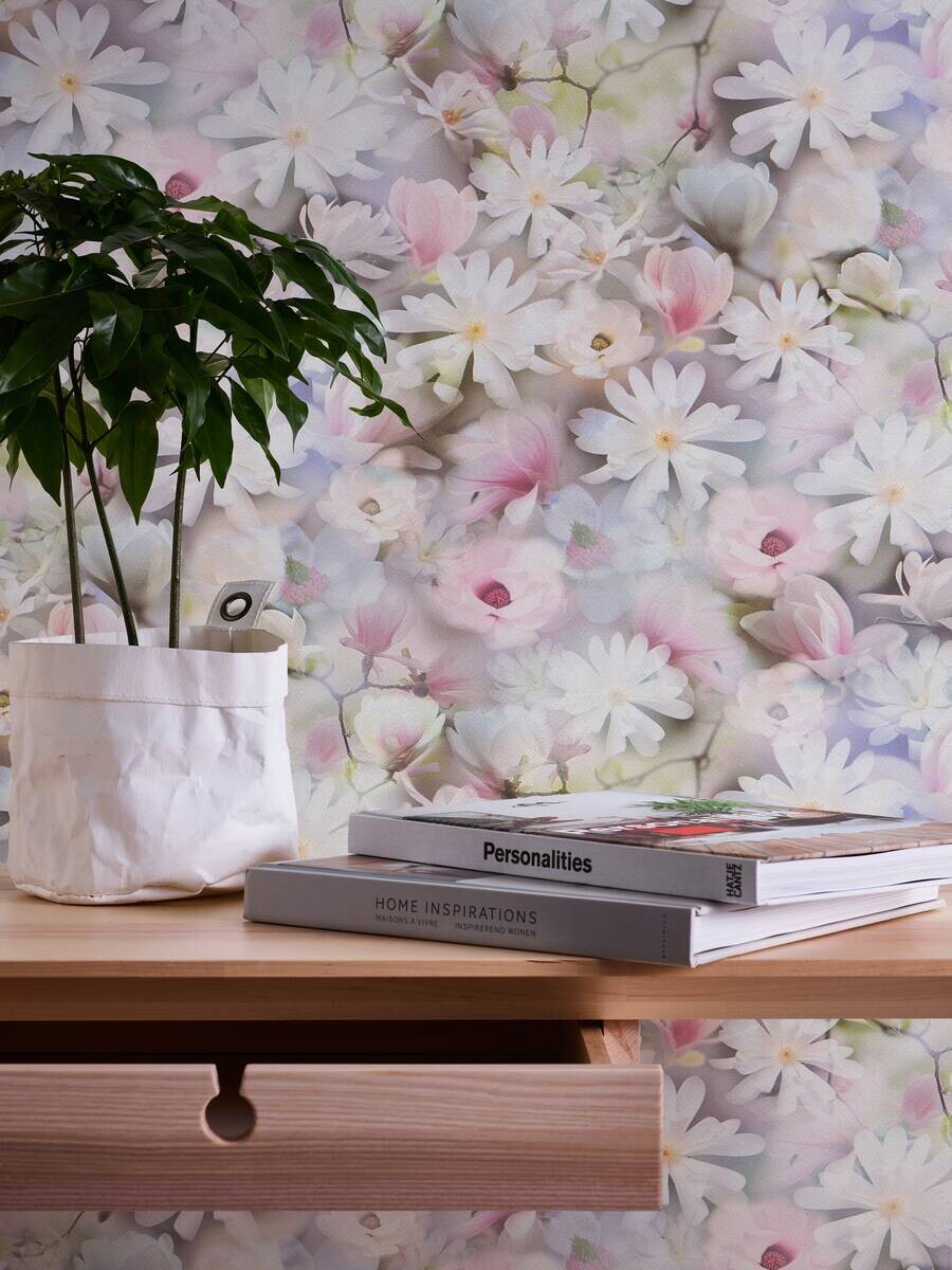 A.S.Creation Papiertapete rosa weiß lila B/H/D: ca. 53x1005x7,1 cm