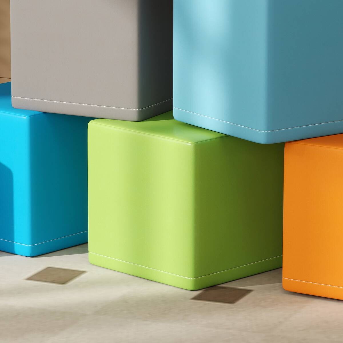HOMCOM Softbausteine B/H/L: ca. 20x20x20 cm