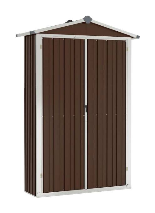 vidaXL Gerätehaus braun B/H: ca. 116x175 cm
