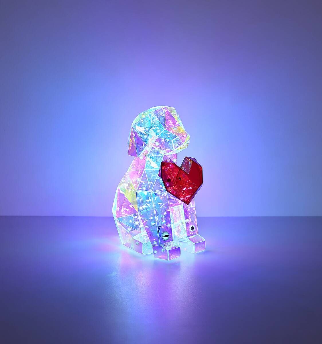 GLOBO LED-Dekoleuchte BRONDAR klar Kunststoff B/H/T: ca. 13x23x17 cm 1 Brennstellen