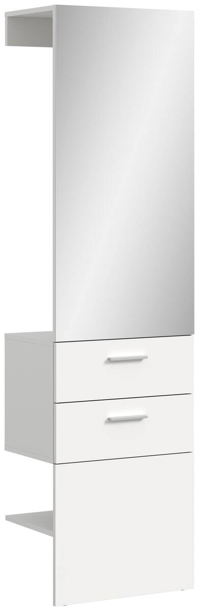 Garderobenpaneel VAGA weiß B/H/T: ca. 52x190x36 cm