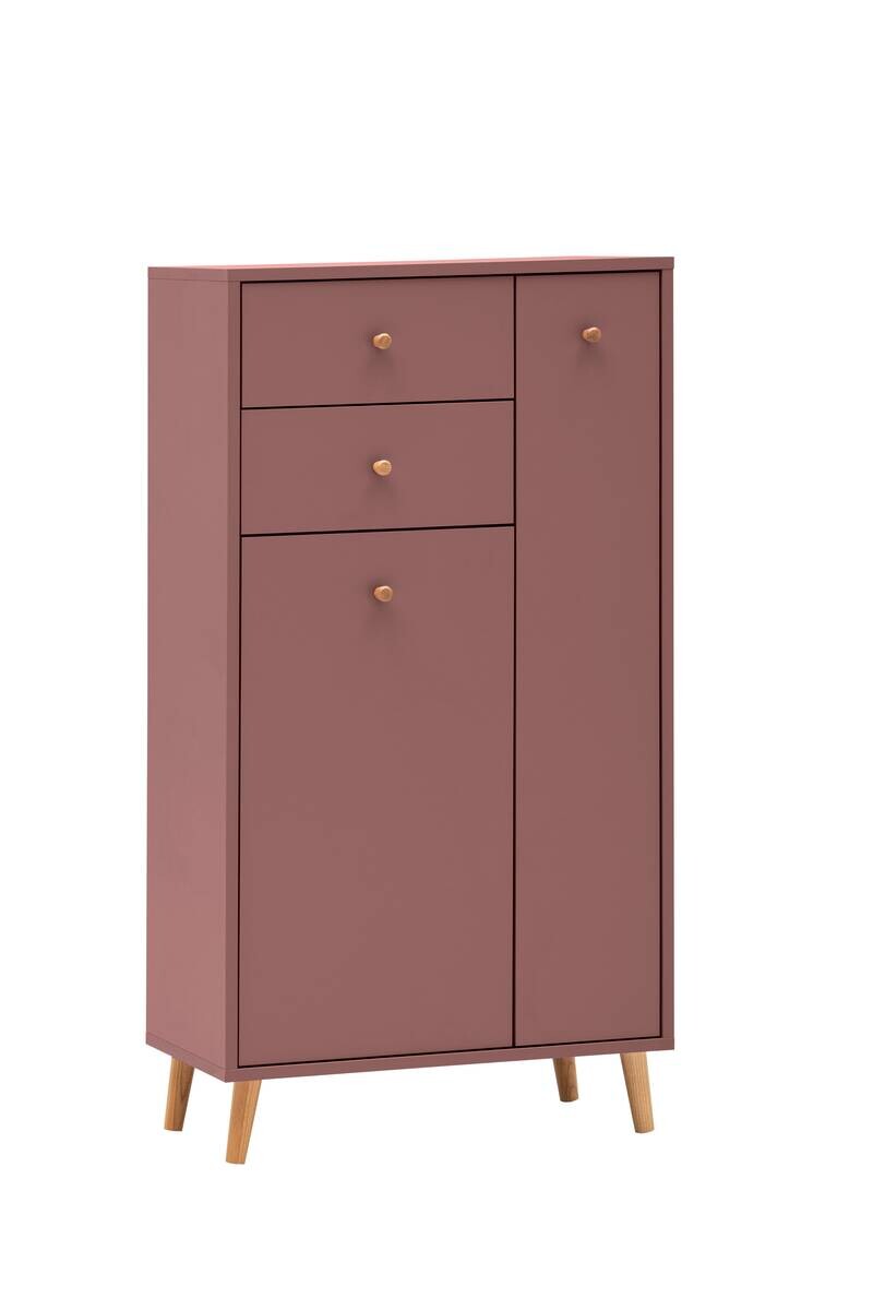 Highboard Bjarne mauve B/H/T: ca. 60,2x103,4x33,05 cm
