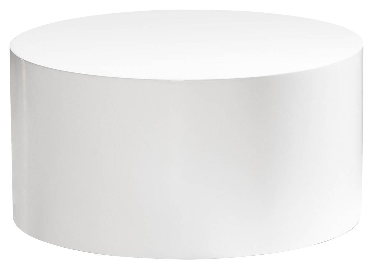 Wohnling Couchtisch weiß MDF H/D: ca. 30x60 cm