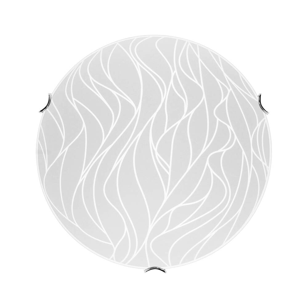 SPOT Light Deckenleuchte Wisconsin weiß Chrom Glas Metall H/D: ca. 11x40 cm