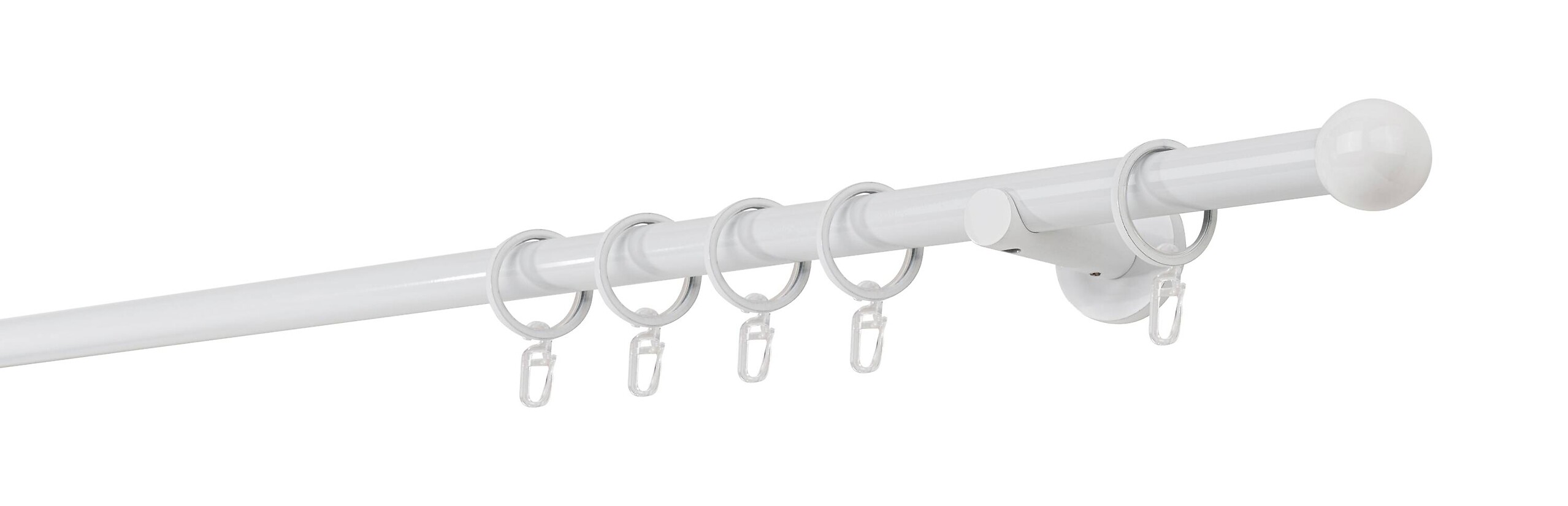 mydeco Stilgarnituren Stilgarnitur_Ball weiß Metall L/D: ca. 110x2 cm 1 Läufe