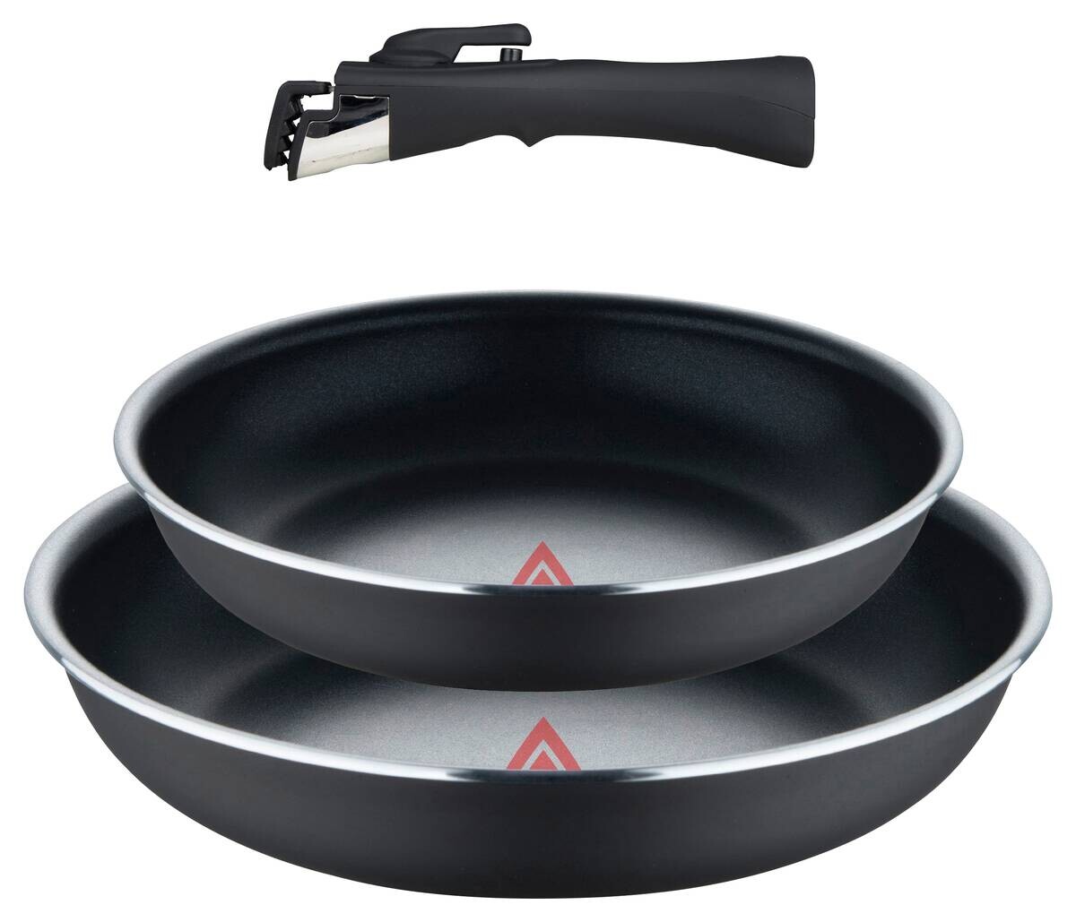 BERGNER Pfannenset CLICK & COOK silber Aluminium 3 tlg.