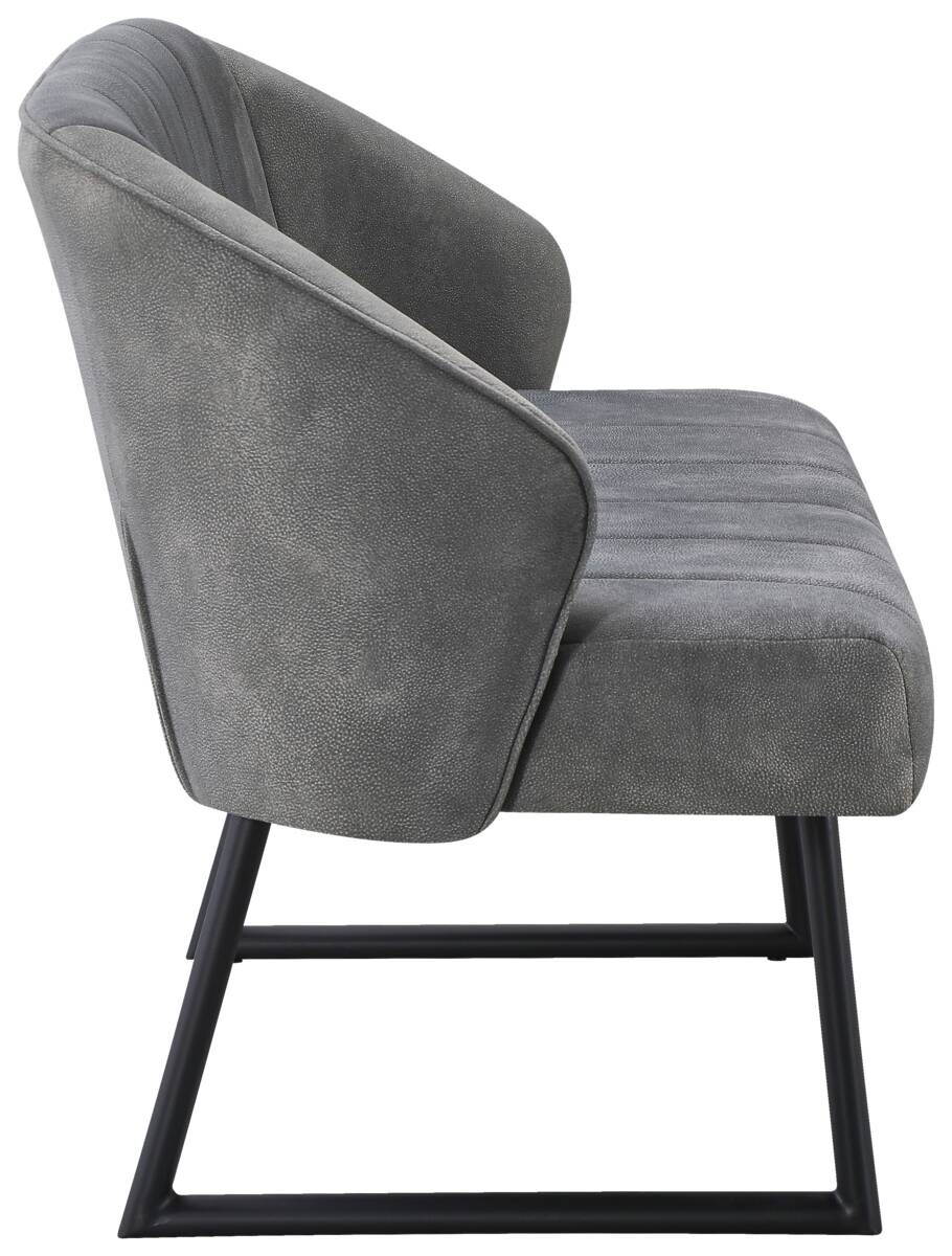 Polsterbank Sven grau B/H/T: ca. 131x81,5x63 cm