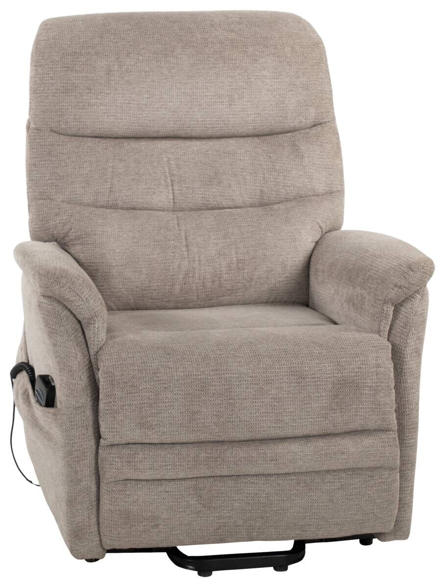 TV-Sessel Torrent XXL taupe Webstoff B/H/T: ca. 82x91x93 cm