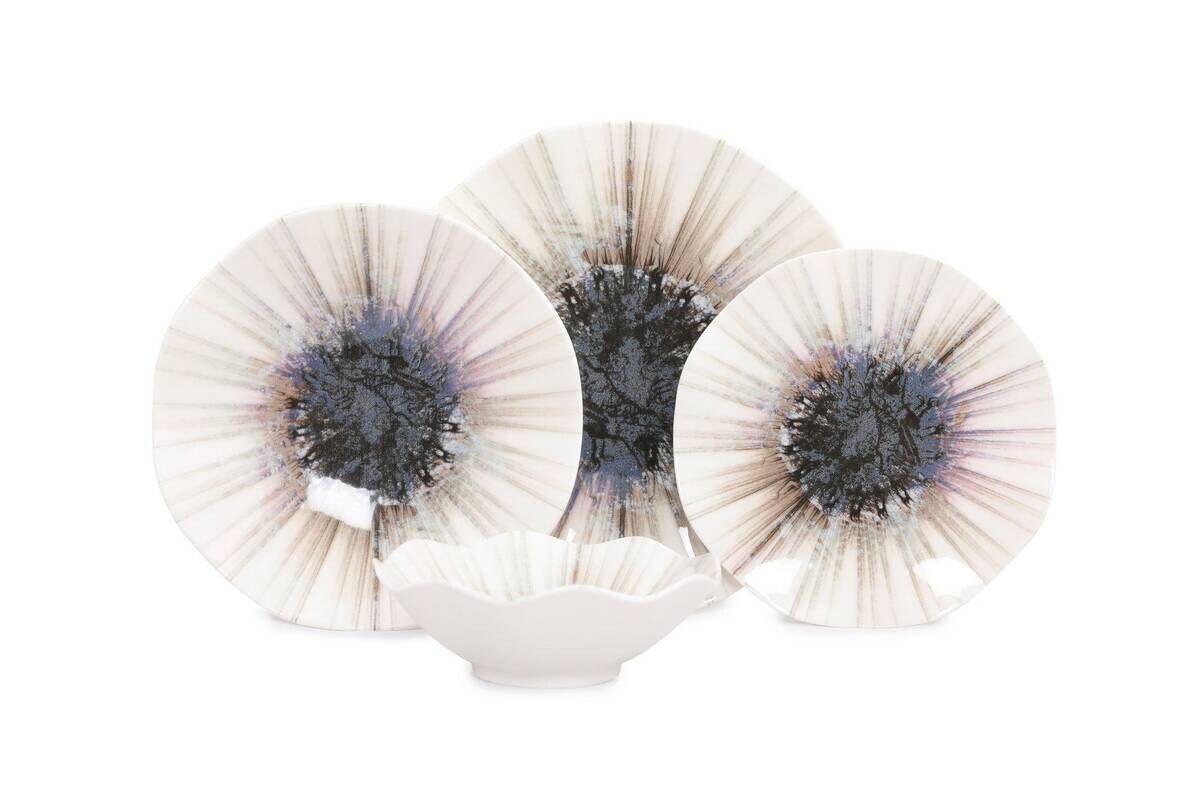 Hermia Concept Kombiservice mehrfarbig Porzellan 24 tlg.