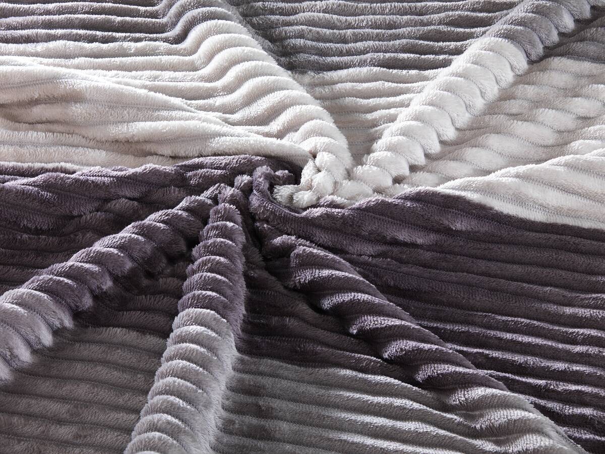 Microfaser Wende Bettwäsche Cashmere touch grau Polyester B/L: ca. 135x200 cm