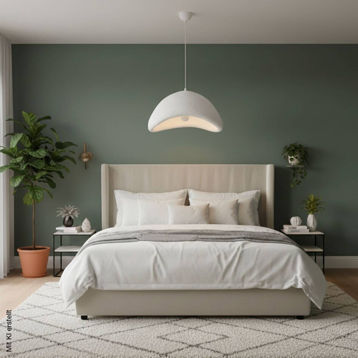 Opviq Pendelleuchte weiß B/H/T: ca. 52x109x40 cm E27 1 Brennstellen