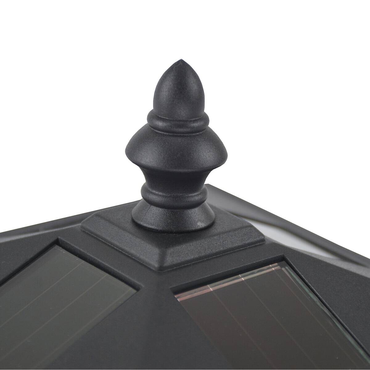 Solar Laterne 842-107 schwarz Kunststoff B/H/L: ca. 15x120x15 cm