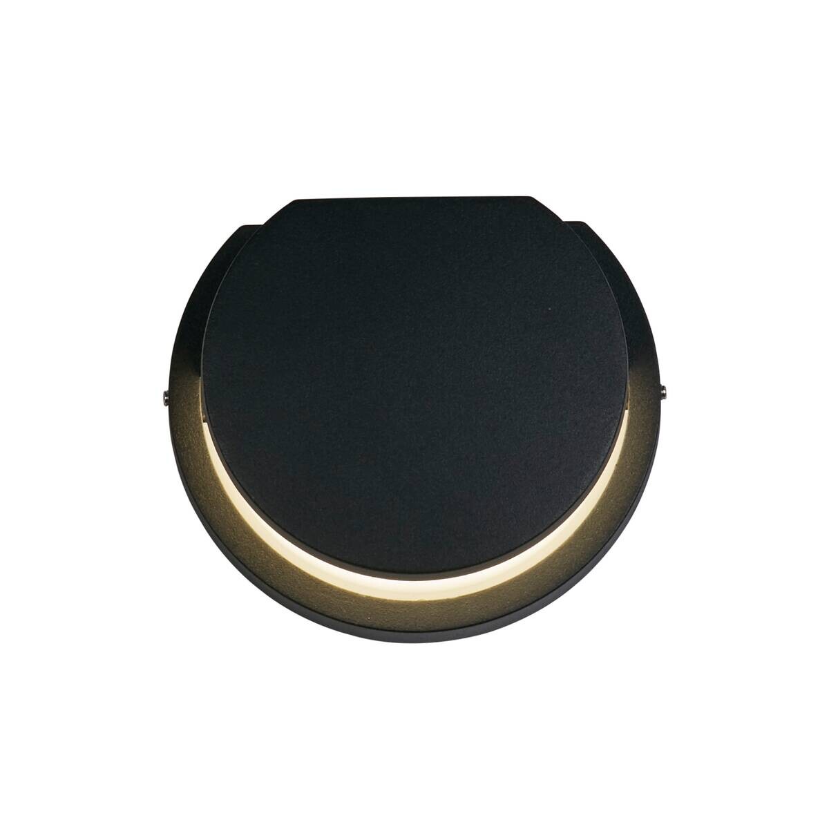 LED-Außenwandleuchte weiß schwarz B/H/T: ca. 14x12x4,8 cm