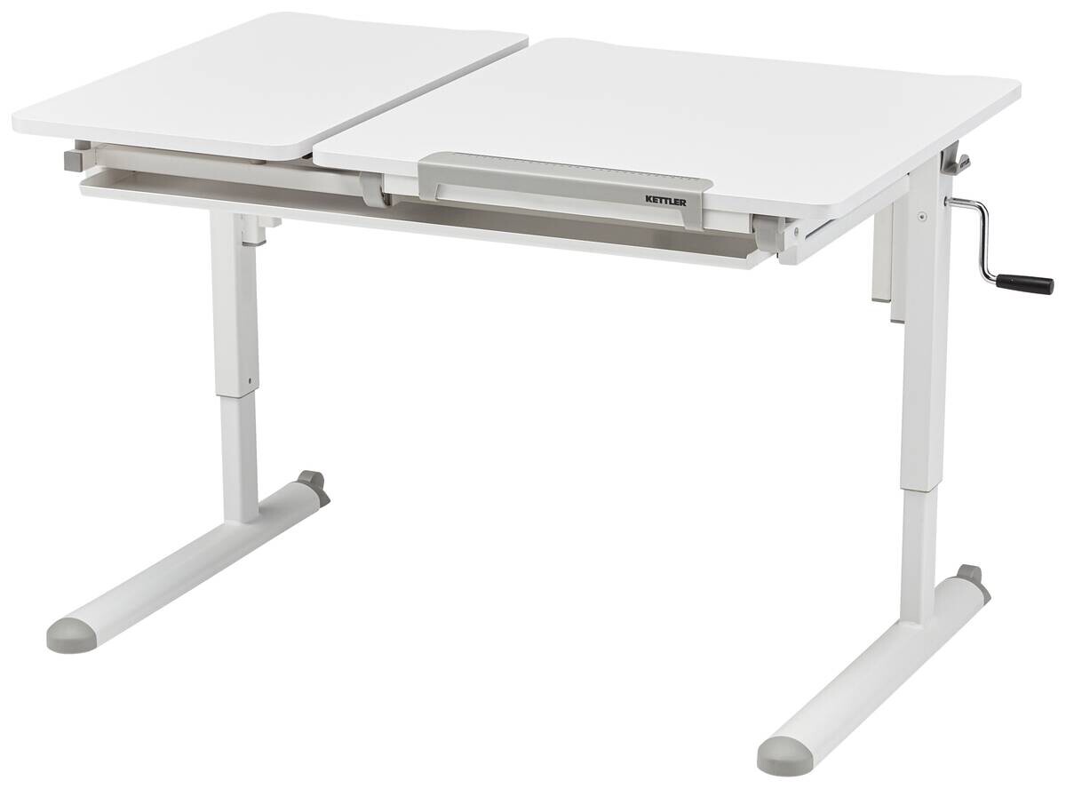 Kinderschreibtisch weiß B/H/T: ca. 110x54x72 cm