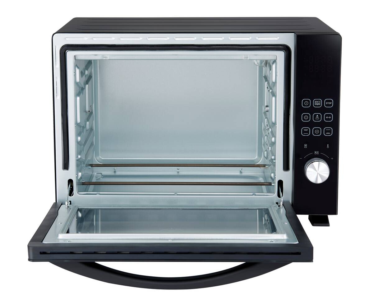 POCOline Mini-Backofen schwarz Glas B/H/L: ca. 38,4x37,2x53,6 cm ca. 36 l