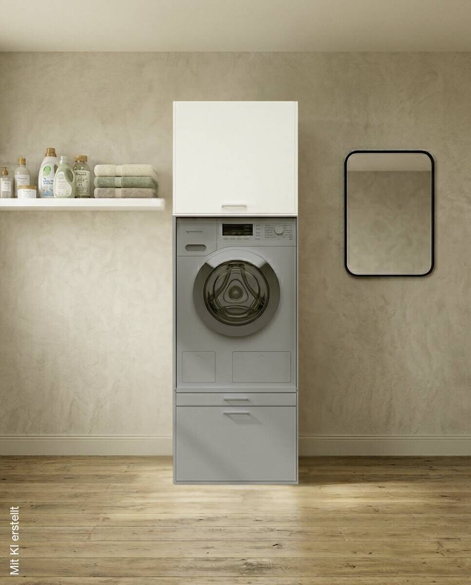 Washcab Aufsatzschrank WCBR058 weiß B/H/T: ca. 66,5x58x67,7 cm