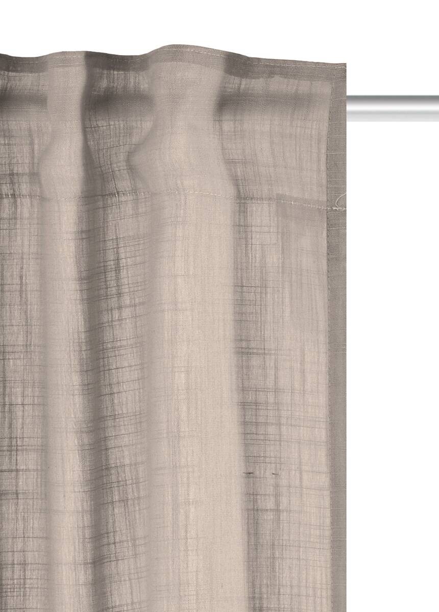 Thermovorhang Softy taupe B/L: ca. 140x245 cm