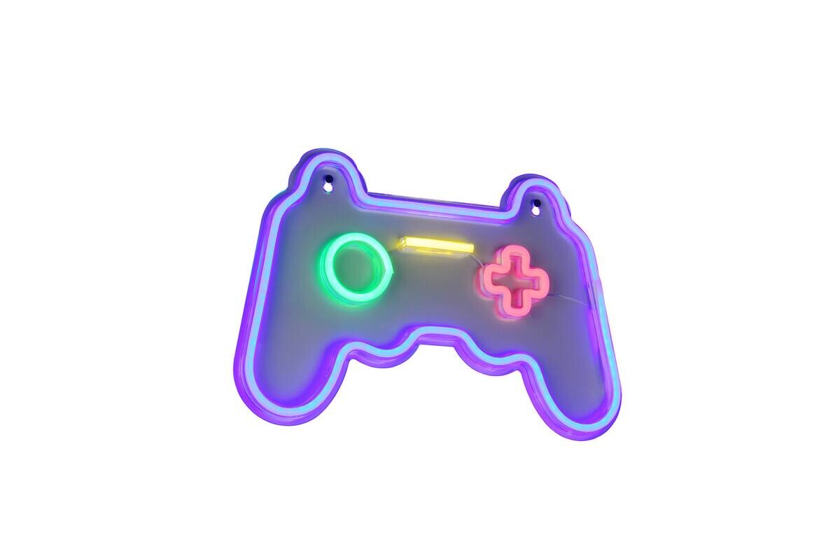 Reality LED-Wandleuchte Gamer B/L: ca. 41x27,5 cm