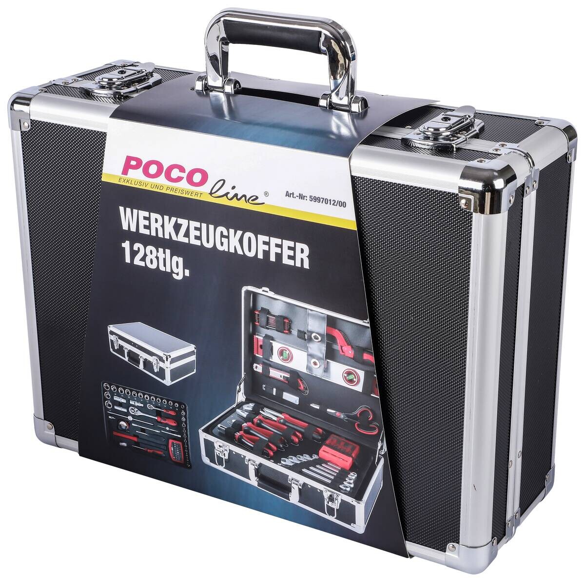 Werkzeugkoffer B/H/T: ca. 45,5x17x35 cm 128 tlg.