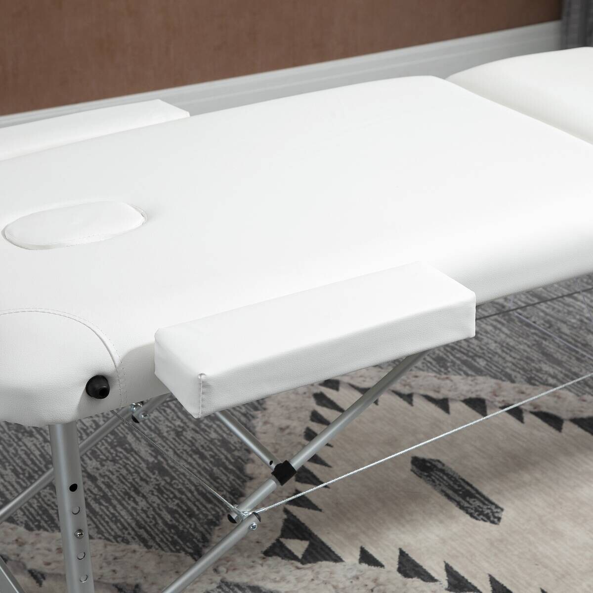HOMCOM Massageliege weiß PVC B/H/L: ca. 60x215x84 cm