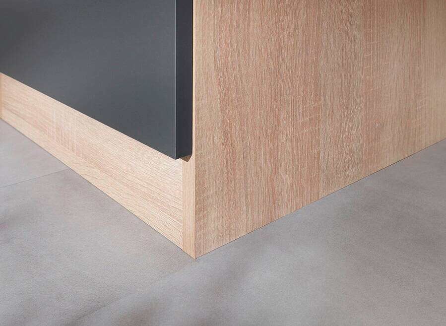 Apothekerschrank Merle grau B/H/T: ca. 30x200x60 cm