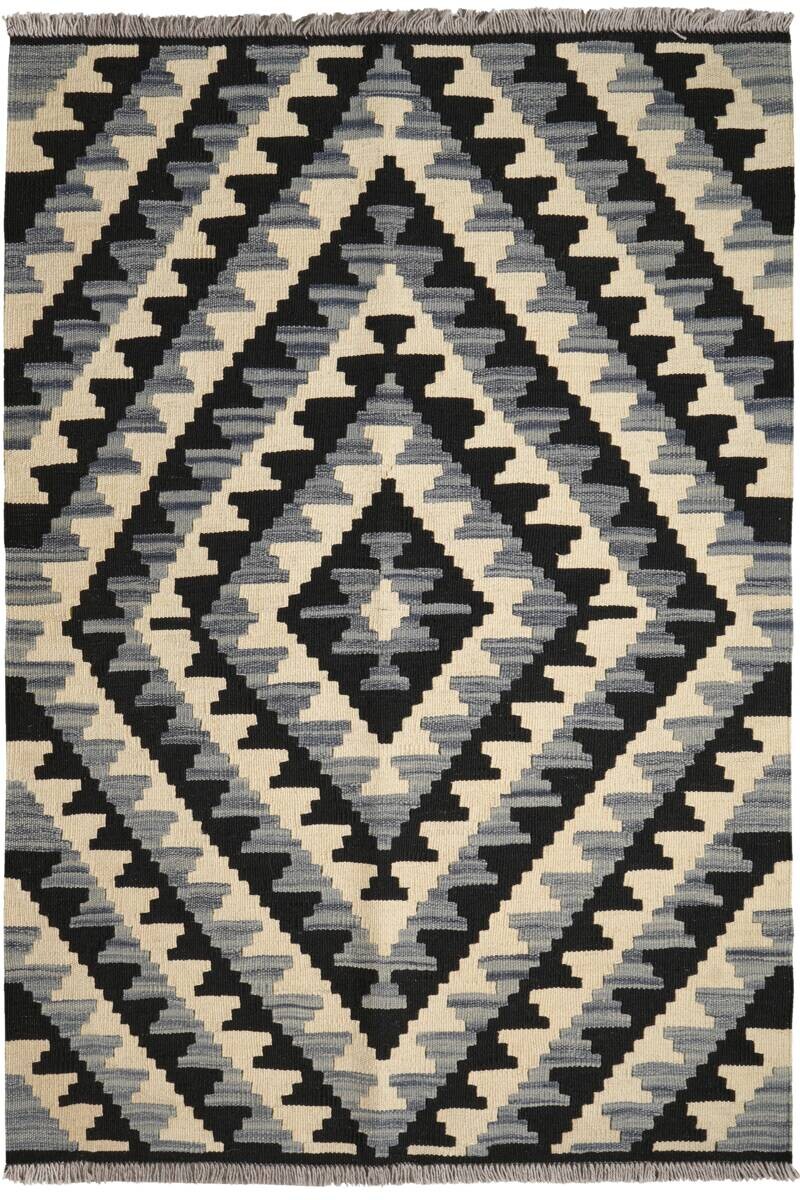 PersaTepp Teppich Kelim Gashgai schwarz B/H/L: ca. 108x1x153 cm