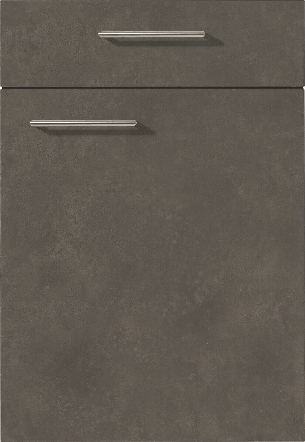 nobilia Winkelküche Riva Weißbeton Nachbildung B/T/L: ca. 275x60x175 cm