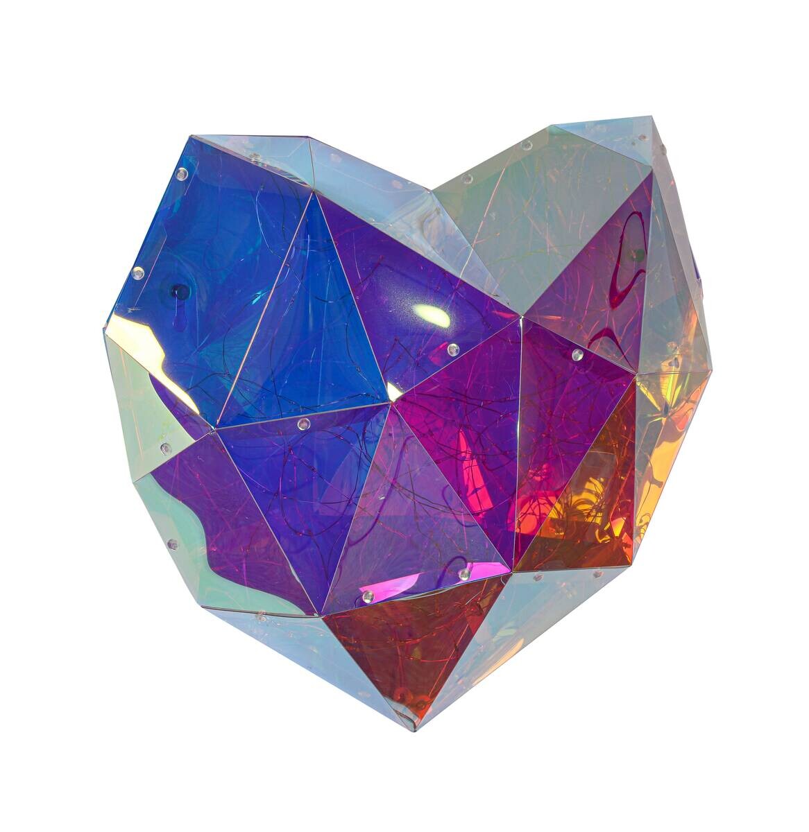 Nolo LED-Dekoleuchte Heart transparent B/H/T: ca. 45x9x38 cm