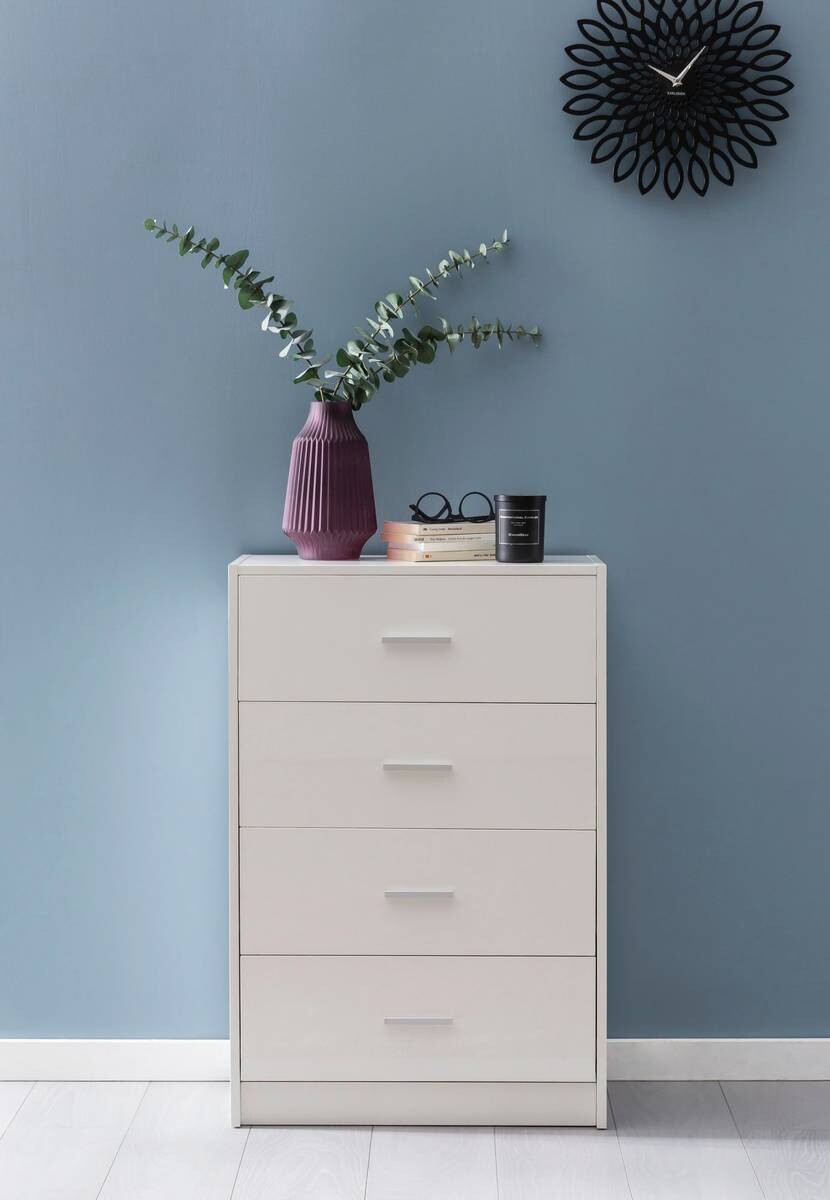 Sideboard weiß B/H/T: ca. 60x90x30 cm