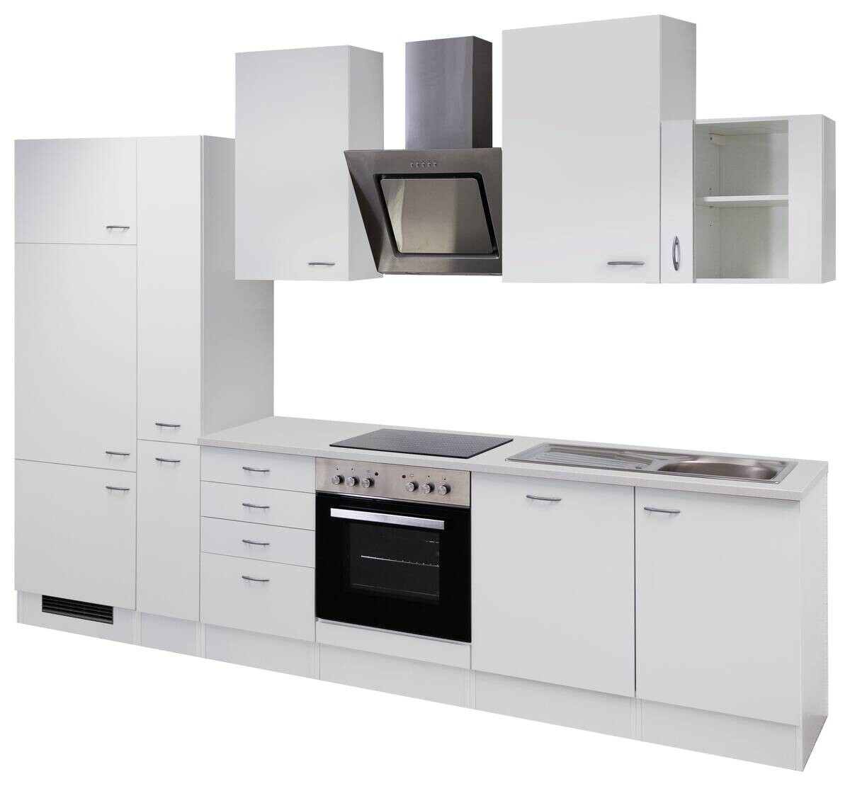 Küchenblock Wito weiß B/H/T: ca. 310x234x60 cm