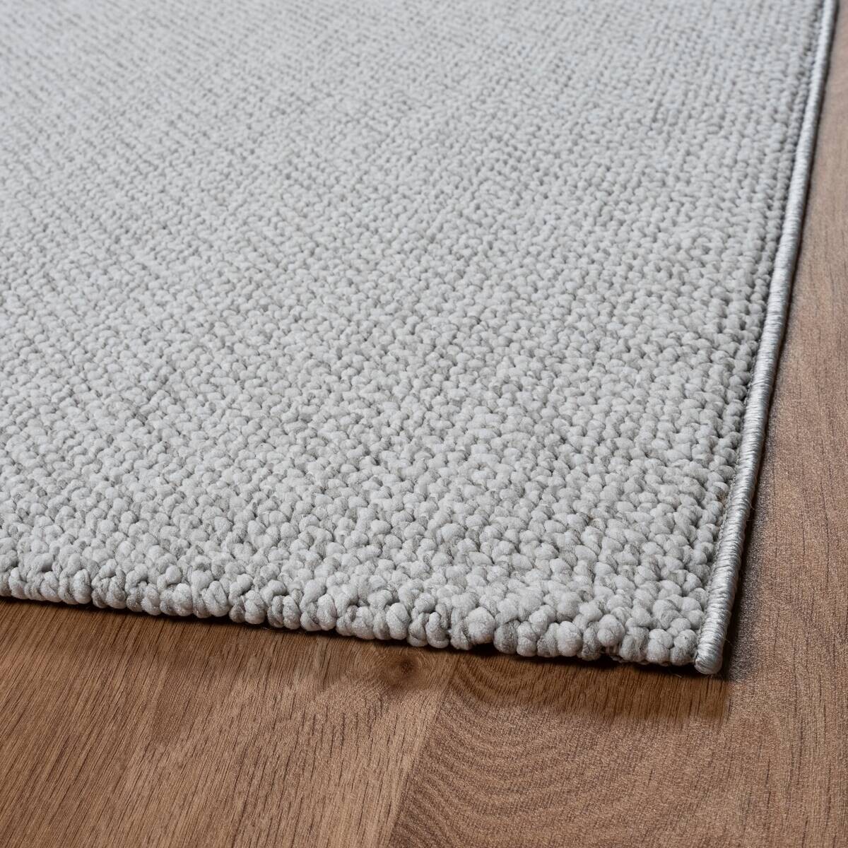 Sanat Teppich LORA PLUS hellgrau B/L: ca. 80x150 cm