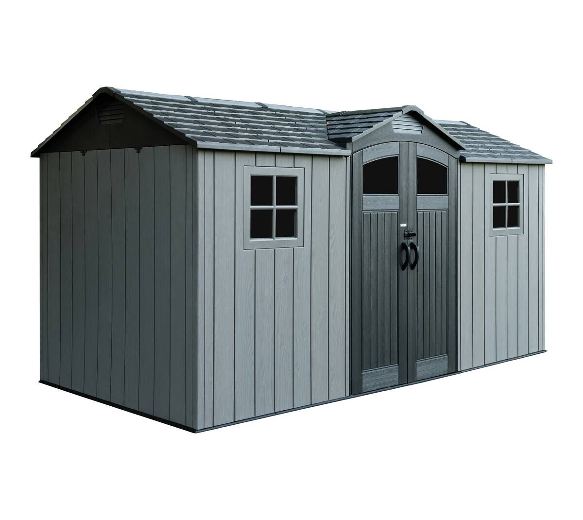 Lifetime Gerätehaus Kentucky grau B/H/L: ca. 427x265x206 cm