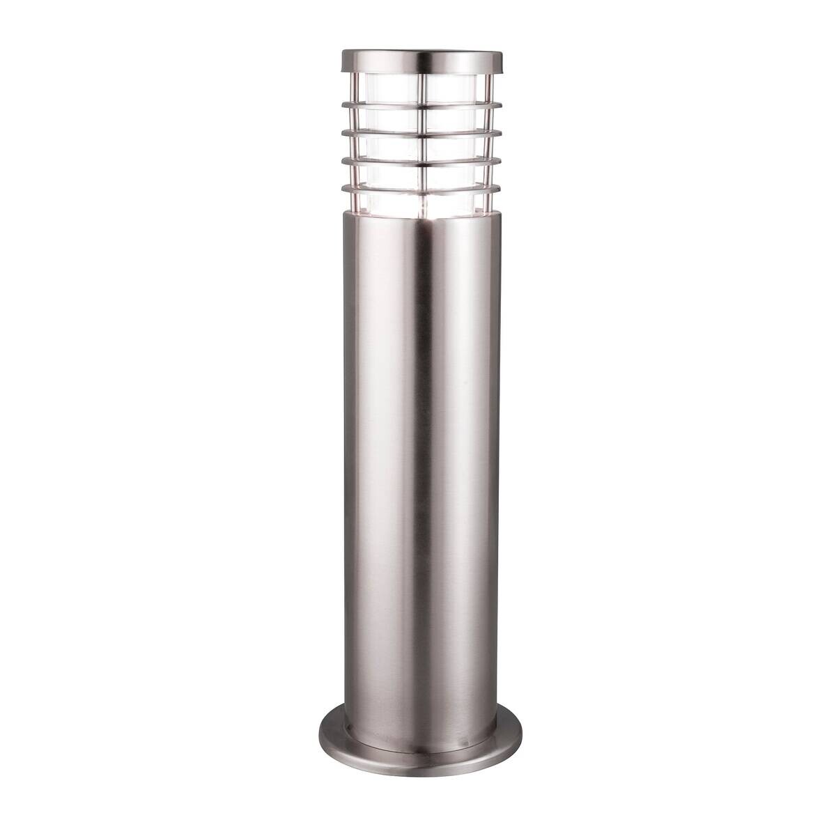 Außenleuchte klar silber B/H/L: ca. 14x45x14 cm