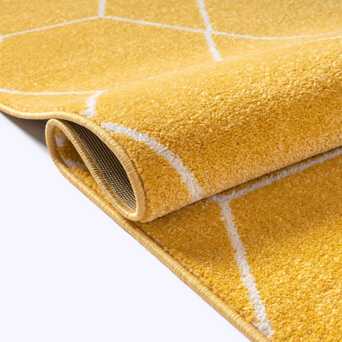 Sanat Teppich Trellis gelb B/L: ca. 120x170 cm