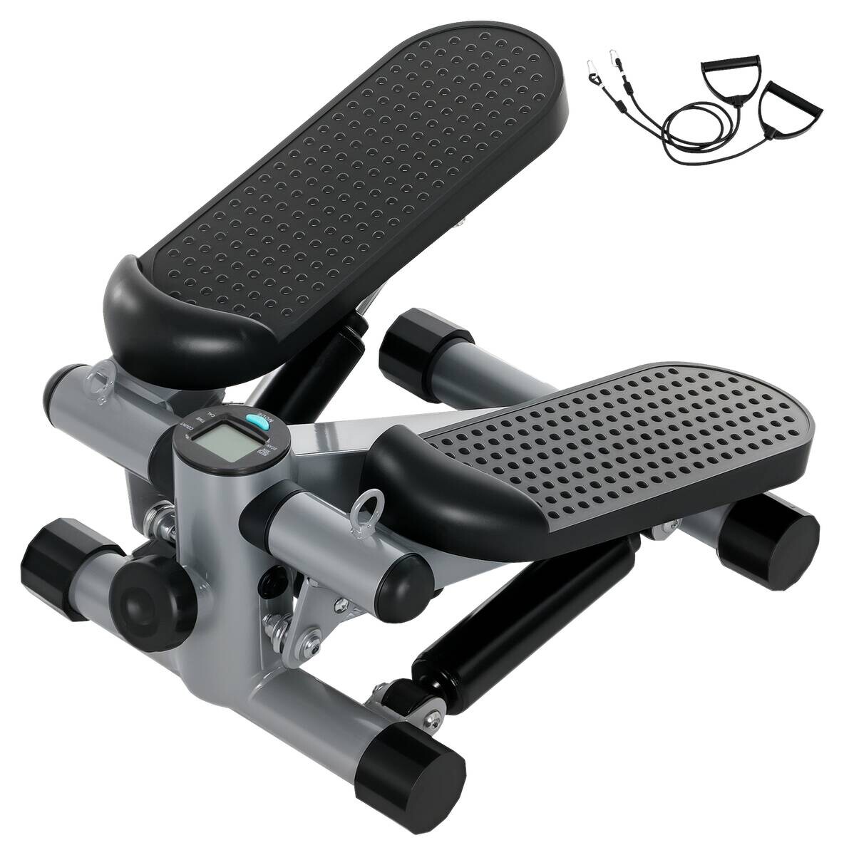 SPORTNOW Mini Stepper grau Kunststoff B/H/L: ca. 30,5x18,5x41 cm