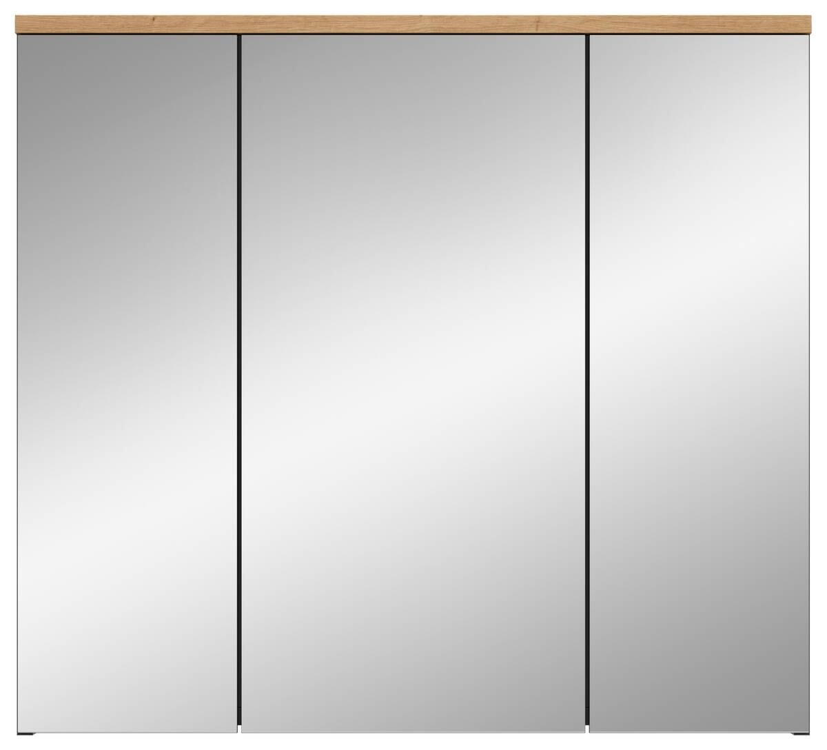 Spiegelschrank Canu Basalt Eiche Artisan Nachbildung B/H/T: ca. 80x73x21 cm