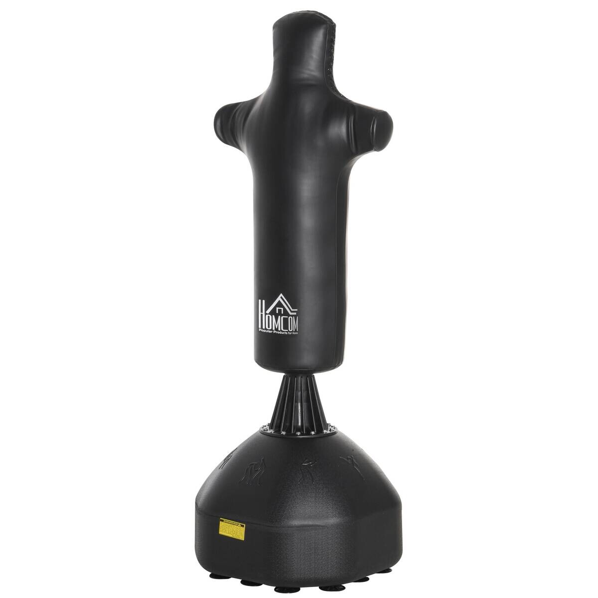 HOMCOM Standboxsack schwarz Kunststoff B/H/L: ca. 63x180x63 cm