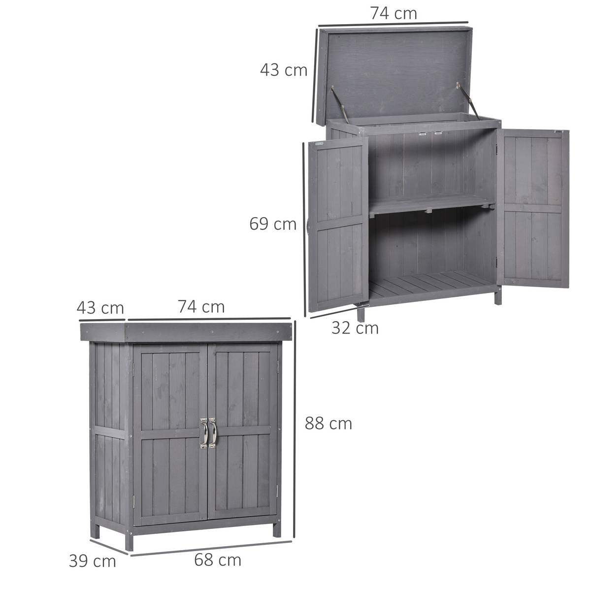 Outsunny Gartenschrank