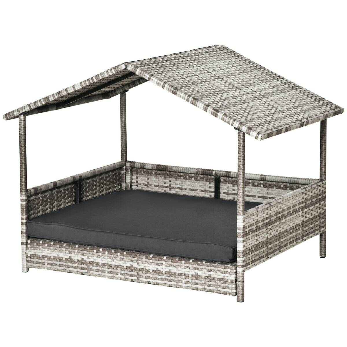 PawHut Hunde-Zubehör grau Polyester B/H/L: ca. 98x69x70 cm