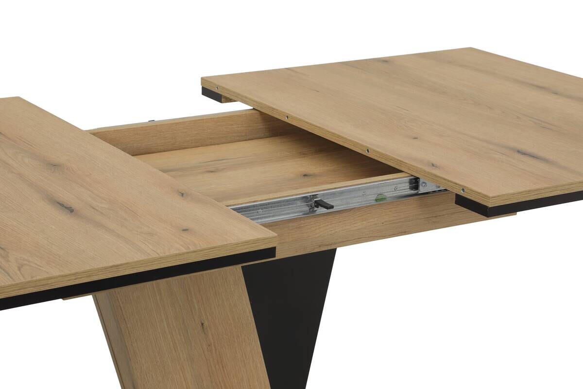 Essgruppe Ebro schwarz Holzwerkstoff B/H/T: ca. 180x76x90 cm
