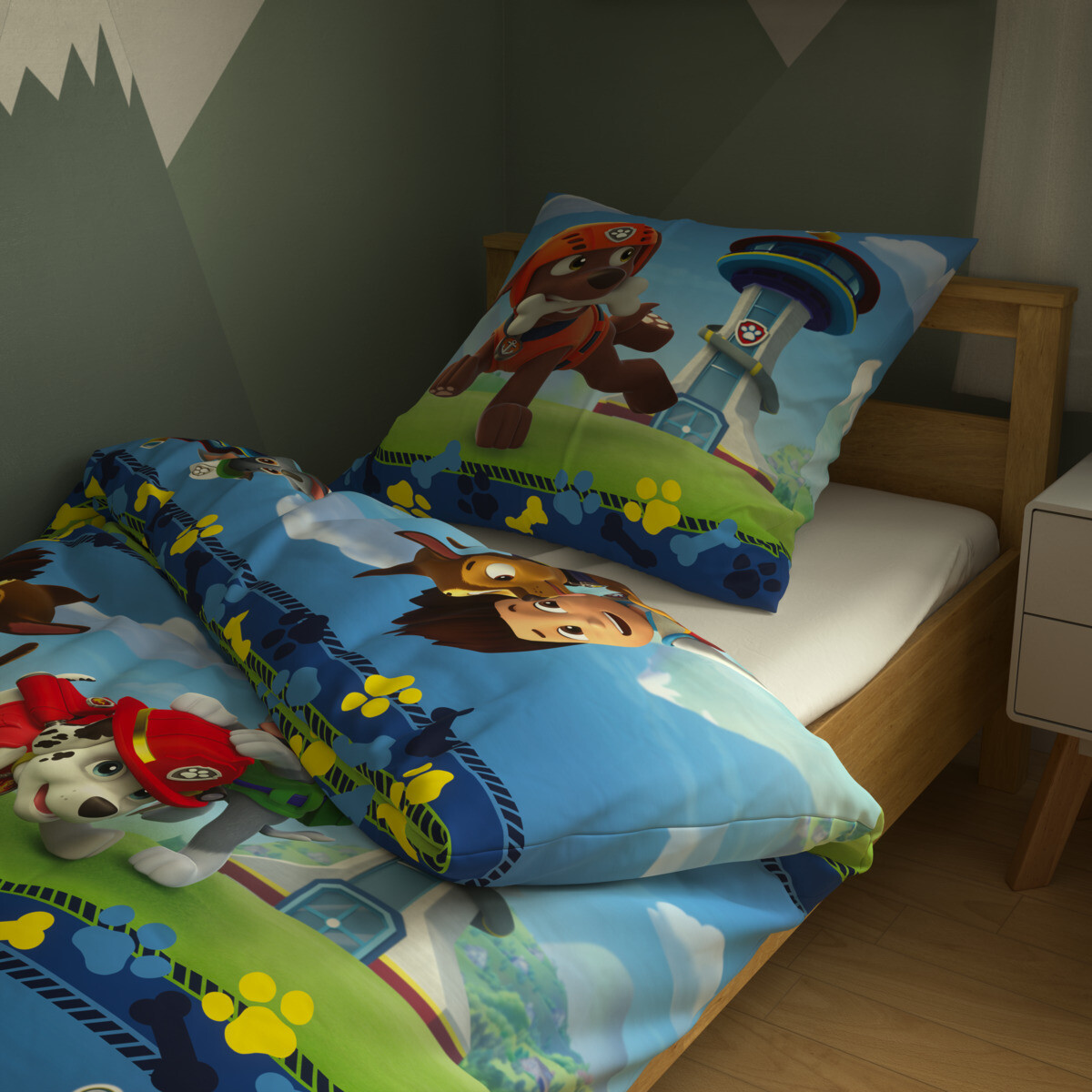 Microfaser Bettwäsche Paw Patrol