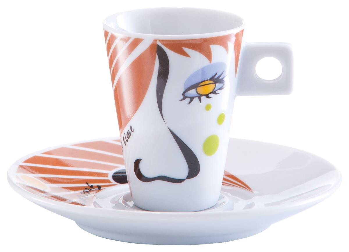 Zeller Espresso-Set Faces