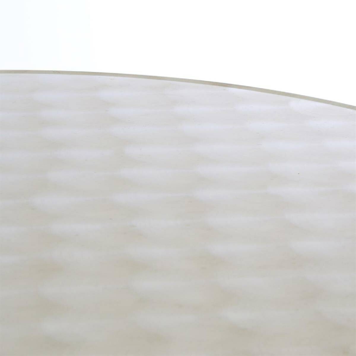 VCM Stehtisch silber Metall H/D: ca. 110x60 cm