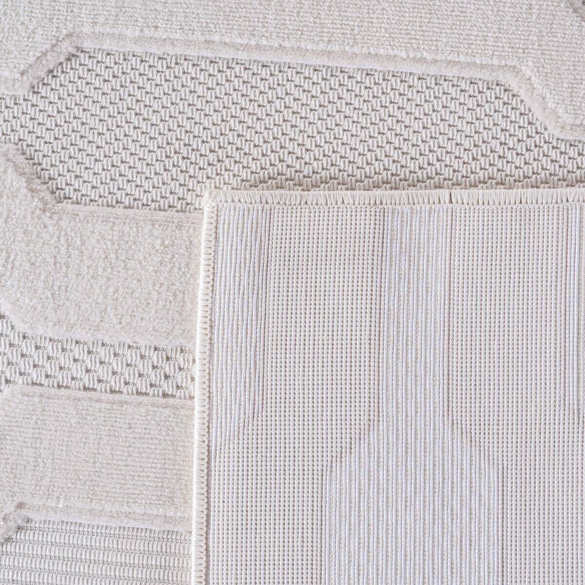 Ayyildiz Kurzflorteppich DOHA creme B/L: ca. 280x370 cm