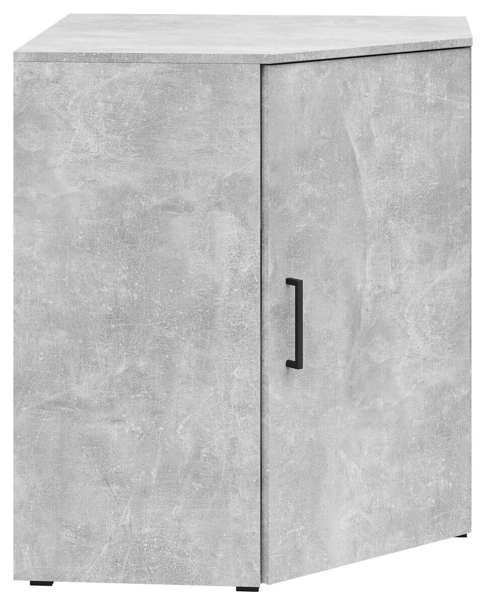 Schrank Multi-Stauraum Typ 41 Beton Optik B/H/T: ca. 101x83x79 cm
